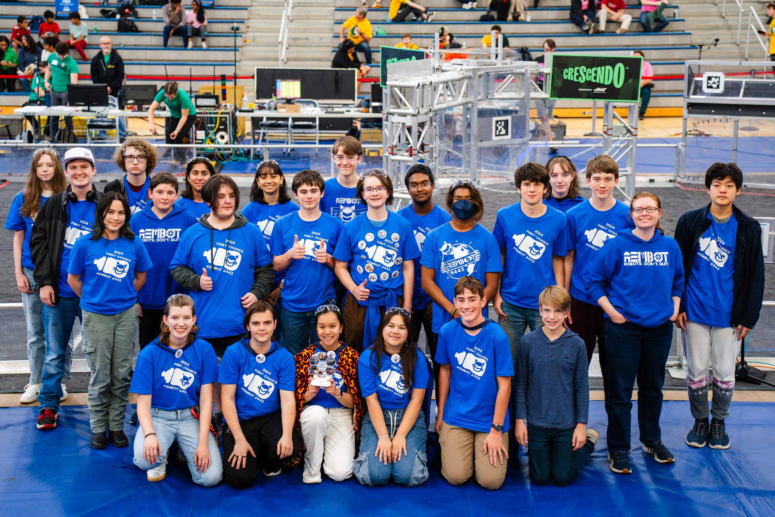 Team photo on the field
